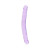 Realrock Crystal Clear Double Dong 13 In. Dual-ended Dildo Purple Realrock Crystal Clear Double Dong 13 In. Dual-ended Dildo Purple