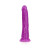 Realrock Glow In The Dark Slim 7 In. Dildo Neon Purple