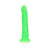 Realrock Glow In The Dark Slim 7 In. Dildo Neon Green