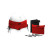 Spareparts Sasha Cinch Booty Short Harness Red/black Size S Spareparts Sasha Cinch Booty Short Harness Red/black Size S