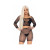 Rhinestone Fishnet Top/shorts Os 2pc Blk