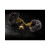 Deluxe Furry Cuffs Black Gold Handcuffs Deluxe Furry Cuffs Black Gold Handcuffs