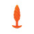 b-Vibe Swirl Texture Plug Orange b-Vibe Swirl Texture Plug Orange