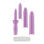 Dr. Laura Berman Intimate Basics - Dilator Set Purple Dilator with 4 Sizes & Sleeve - 716770044112