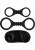 Kinx Bound To Please Blindfold, Wrist And Ankle Cuffs