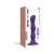 Strap-on-me Geisha Ball Dildo Medium Purple