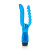 Dual Penetrator Vibrator Blue - 716770024848