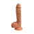 Easy Riders 8in Dual Density Silicone Dong With Balls Easy Riders 8in Dual Density Silicone Dong With Balls