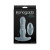 Renegade Gemini Thrusting Anal Plug With Remote Gray