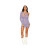 Asymmetrical Chemise W/ Lace Pattern Hydrangea O/s Asymmetrical Chemise W/ Lace Pattern Hydrangea O/s