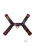 Leather O T Harness Blk/red Sm