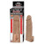 Natural Realskin Vibrating Penis Xtender - Brown Natural Realskin Vibrating Penis Xtender - Brown