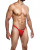 Male Basics Y Buns Thong Red Lg Male Basics Y Buns Thong Red Lg