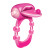 Pierced Tongue X-treme Vibrating Pleasure Ring - Magenta Pierced Tongue X-treme Vibrating Pleasure Ring - Magenta