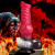 Creature Cocks Cujo Dildo Xl Red/blk Creature Cocks Cujo Dildo Xl Red/blk