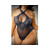 Vixen All I Ever Wanted Strappy Stretch Lace Teddy Qs Navy