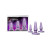 B Yours 3-piece Anal Trainer Kit Purple Swirl B Yours 3-piece Anal Trainer Kit Purple Swirl