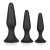 Silicone Anal Trainer Kit Black 3 Piece Set - 716770088659 Silicone Anal Trainer Kit Black 3 Piece Set - 716770088659