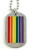 Gaysentials Rainbow Dog Tag Necklace - 892280021321