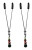 Sexperiments Ruby Black Nipple Clamps