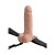 Fetish Fantasy 7in Hollow Rechargeable Strap-on With Balls, Flesh Fetish Fantasy 7in Hollow Rechargeable Strap-on With Balls, Flesh