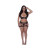 Magic Silk Rude Awakening Balconette Bra & Stirrup Thong Set Black Queen Size Magic Silk Rude Awakening Balconette Bra & Stirrup Thong Set Black Queen Size