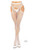 Fishnet Suspend Hose Scallop Trim Os Wht Fishnet Suspend Hose Scallop Trim Os Wht