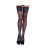 Stay Up 3in Lace Top Lycra Sheer Thigh High Plus Size Black