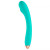 Cloud 9 G-Spot Slim 8 inches Teal Green Vibrator - 853545008402