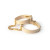 Crave Id Cuffs Beige/24kt Gold