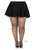 Spandex Micro Net Tights 1x-2x Blk