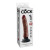 King Cock 7 Vibrating Cock - Brown King Cock 7 Vibrating Cock - Brown