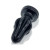 Oxballs Airhole-3 Finned Buttplug Silicone Large Black