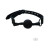 Leather Ball Gag Black