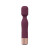 Loveline Glamour 10 Speed Mini-wand Silicone Rechargeable Waterproof Burgundy