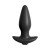 Anal Fantasy Remote Control Silicone Plug Black - 603912332124