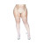 Rhinestone Fishnet Stockings 1x/2x White