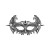 Ouch! Empress Black Lace Mask  - Black