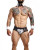 Male Basics Mob Maitre D Brief, Bow & French Cuffs Black/white Lg
