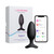 Lovense Hush 2 Bluetooth Remote-Controlled Vibrating Butt Plug Medium 1.75 in.
