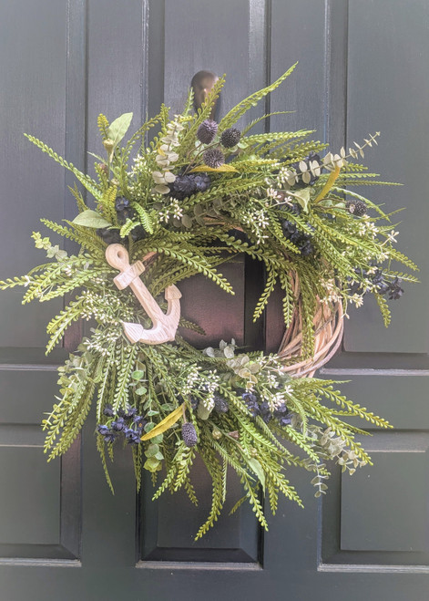 Nautical wreath with anchor Nautical wreath with anchor