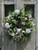 Starfish and scallop shell wreath