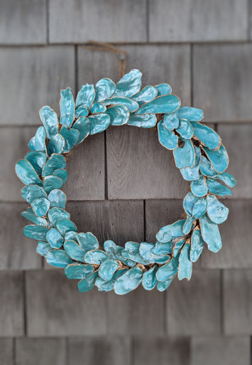 Large Sea Mist Oyster Wreath