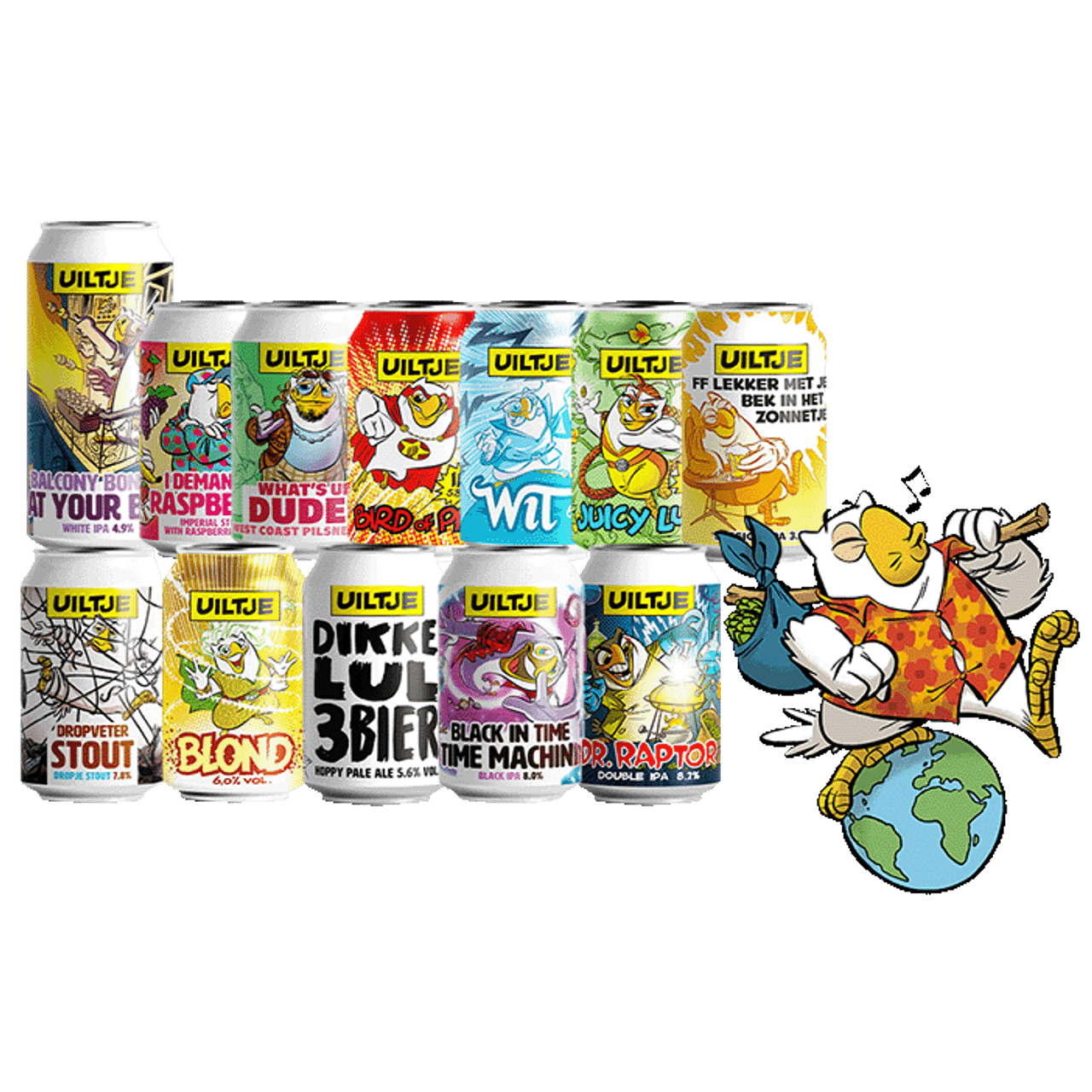 Uiltje Webshopdeal Mixed Styles met verschillende stijlen bier van Uiltje.