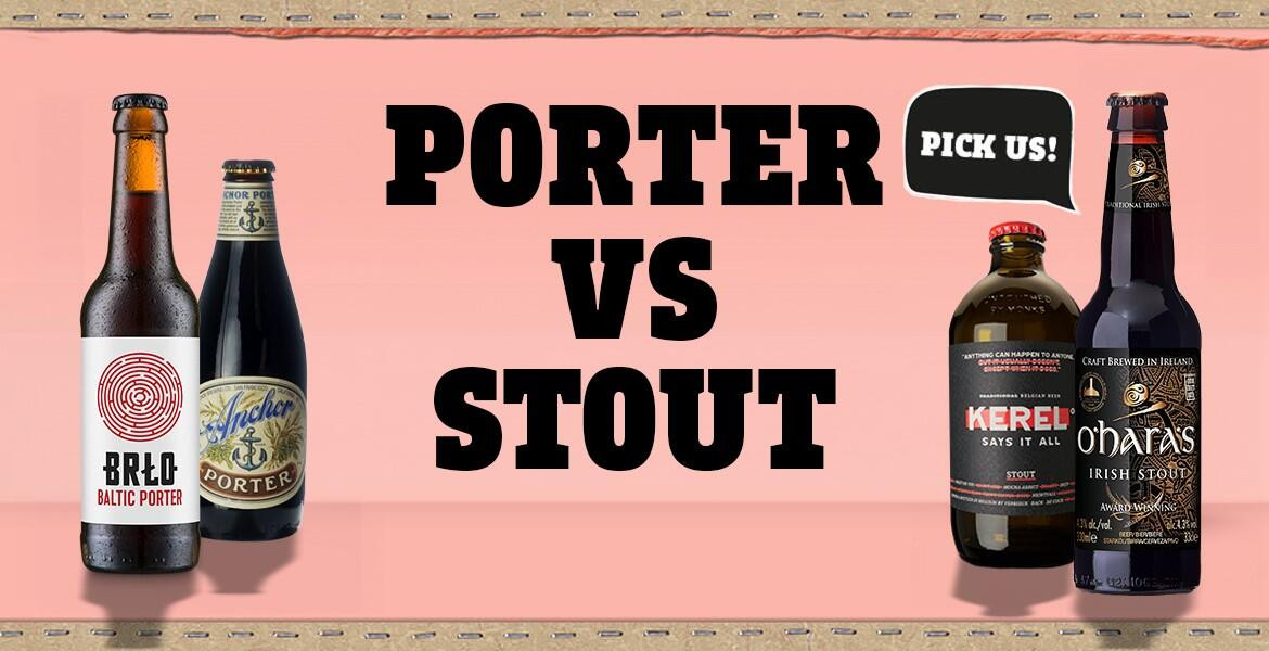 Het verschil tussen porter en stout Dare to Drink Different