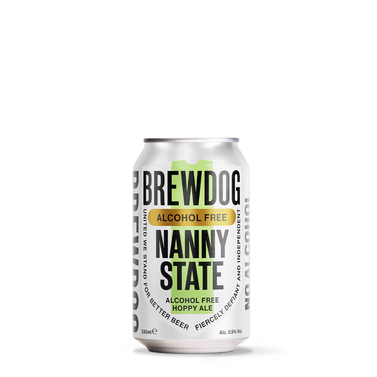 BrewDog Nanny State blik 33cl. Is het alcoholarme hop bier BrewDog met 0.5% alcohol