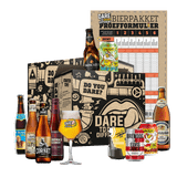 Bierpakket cadeau met glas (10-pack)