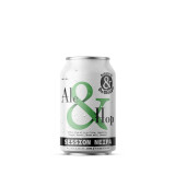 De Molen Ale & Hop blik 33cl. Is het gedrooghopte bier van Brouwerij De Molen met een alcoholpercentage van 3,3%.