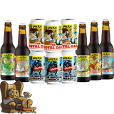 Uiltje Big Black Beer Box. Het pakket bevat 7 verschillende donkere speciaalbieren.
