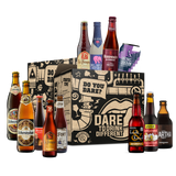 Herfstpakket van dare to drink different. Een bierpakket gevuld met 12 verschillende herfstbieren.